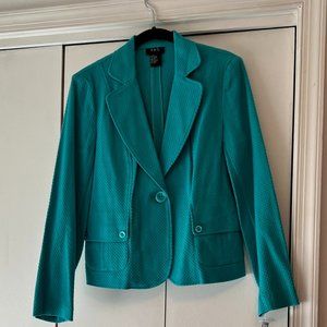 NWT! RQT Turquoise Single Breasted Blazer - 8